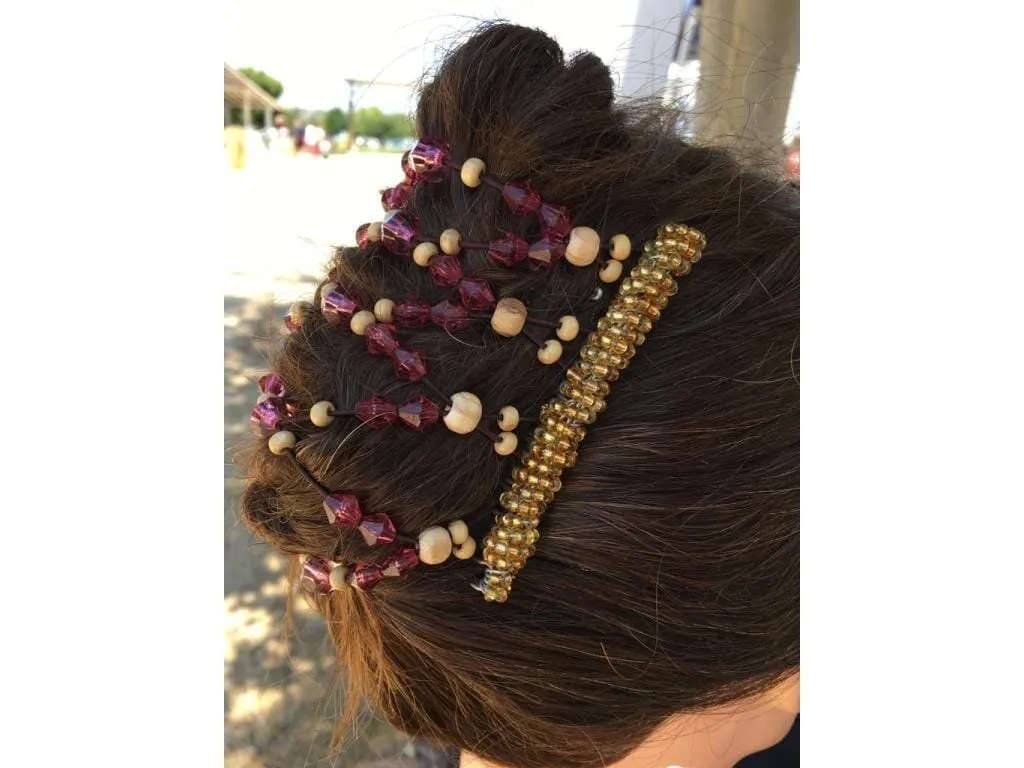 African Butterfly Wire Hair Clip - 9 Tong 695