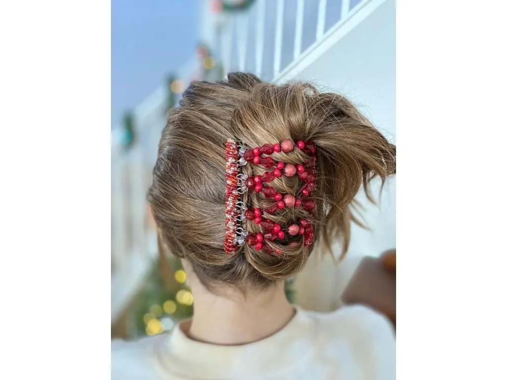 African Butterfly Wire Hair Clip - 9 Tong 695